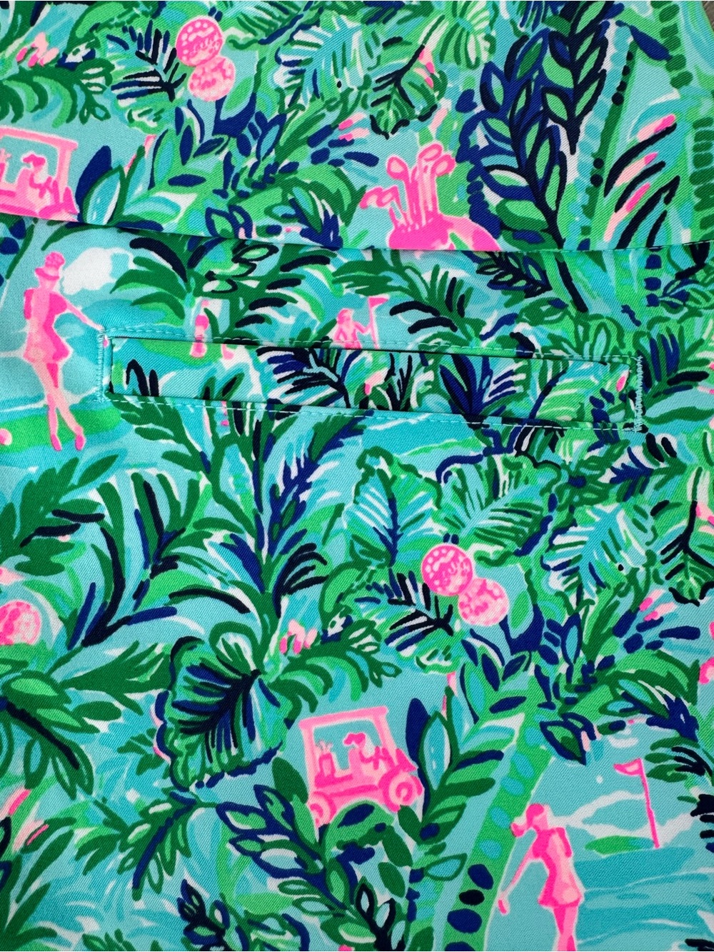 🩷💚 LILLY PULITZER Luxletic Reid Golf Short UPF 50+ Size 6 - Picture 3 of 8